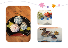 和菓子・鴨・金魚