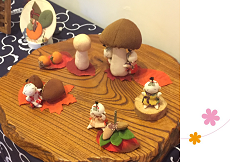 秋　キノコ・団栗